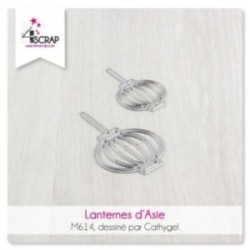 Matrice de coupe Scrapbooking Carterie -  Transparence géométrique