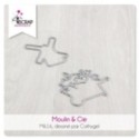 Cutting die Scrapbooking Card Making shape - dotted triangles
