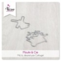 Matrice de coupe Scrapbooking Carterie - Bambous