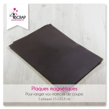 Rangement Scrapbooking Carterie -  Plaque magnétique pour matrice de coupe (die)