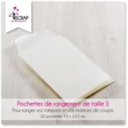 Pochettes de rangement L pour tampon ou matrices