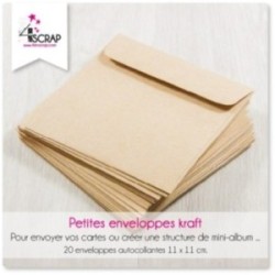 Petites enveloppes Kraft - A customiser Scrapbooking Carterie