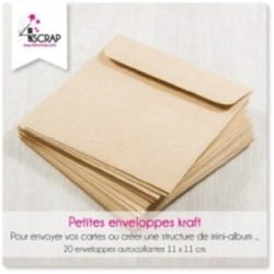 A customiser Scrapbooking Carterie - Petites enveloppes kraft