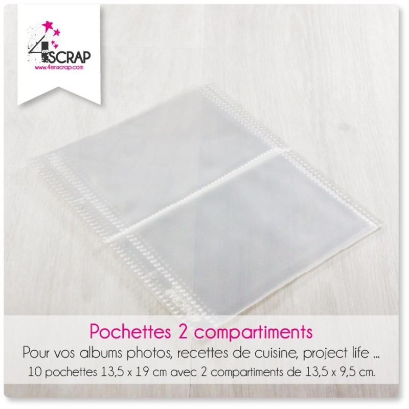 To customize Scrapbooking Card Making - Pouches 2 compartments To customize Scrapbooking Card Making - Pouches 2 compartments