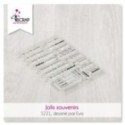 Clear stamp Scrapbooking Card making letters stain - Texte backgrounds 2