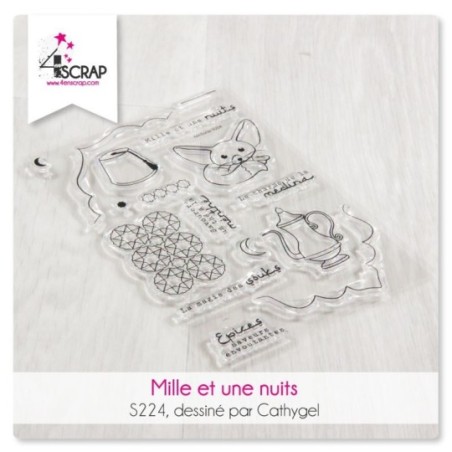 Tampon transparent Scrapbooking Carterie voyage - Antiquité