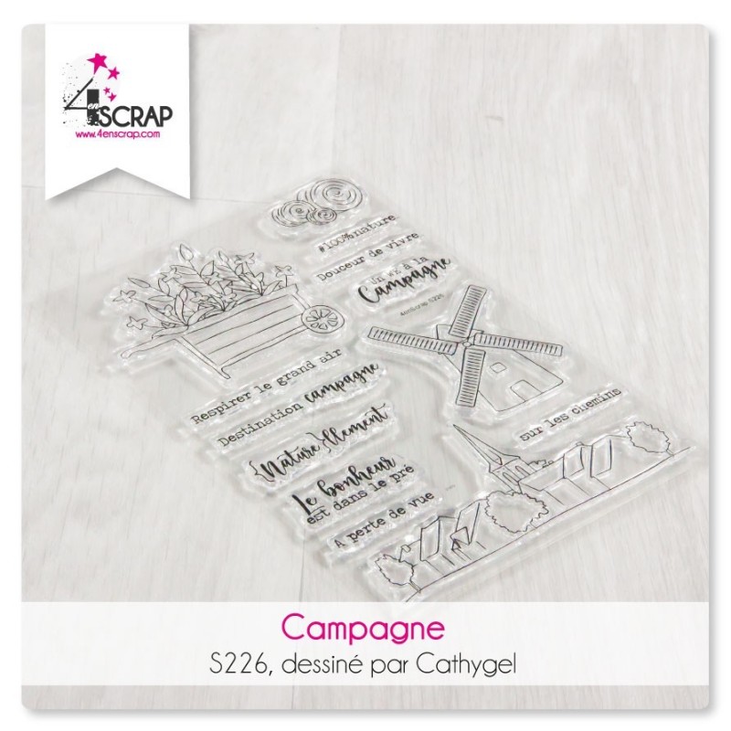 Tampon transparent Scrapbooking Carterie asie - Temples & bouddhas Tampon transparent Scrapbooking Carterie asie - Temples & bouddhas