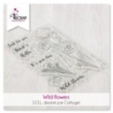 Tampon transparent Scrapbooking Carterie nature - Fleurs des champs