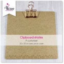 To Customize Scrapbooking Card Making stars - Big square Clipboard