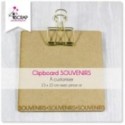 A customiser Scrapbooking Carterie souvenirs - Moyen clipboard carré
