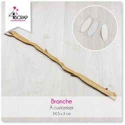 Branche & 2 scratchs - A customiser Scrapbooking Carterie home déco