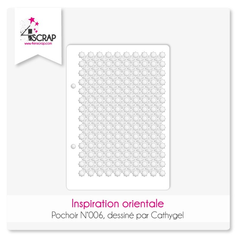 Pochoir Scrapbooking Carterie - Inspiration orientales Pochoir Scrapbooking Carterie - Inspiration orientales