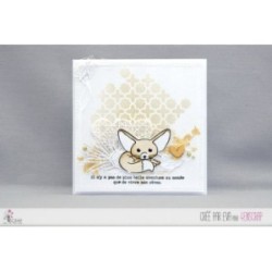 Stencil Scrapbooking Card Making - Oriental inspiration