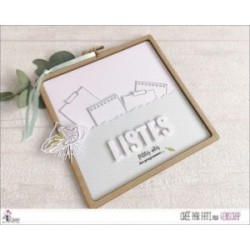 Tampon transparent Scrapbooking Carterie mots - Voyage Tampon transparent Scrapbooking Carterie mots - Voyage