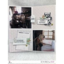 Tampon transparent Scrapbooking Carterie mots - Jolis souvenirs Tampon transparent Scrapbooking Carterie mots - Jolis souvenirs