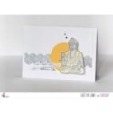 Clear stamp Scrapbooking Card making Asia - Temples & Buddhas