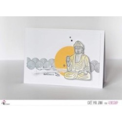 Tampon transparent Scrapbooking Carterie asie - Temples & bouddhas Tampon transparent Scrapbooking Carterie asie - Temples & bouddhas