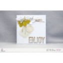 Tampon transparent Scrapbooking Carterie mot - Enjoy