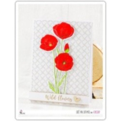 Clear stamp Scrapbooking Card making nature - Wild flowers Clear stamp Scrapbooking Card making nature - Wild flowers