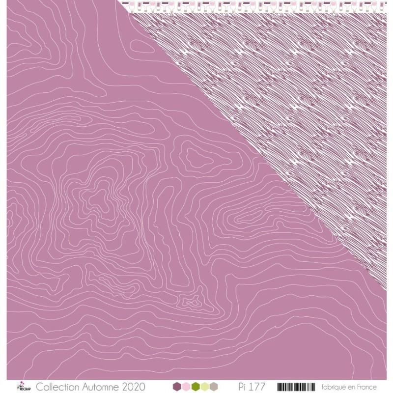Papier imprimé Scrapbooking Carterie - "Traits dessinés blancs sur fond violet" Papier imprimé Scrapbooking Carterie - "Traits dessinés blancs sur fond violet"