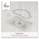 Tampon transparent matrice die Scrapbooking Carterie Fleurs - Anémones