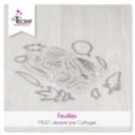Tampon transparent matrice die Scrapbooking Carterie nature - Feuilles