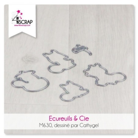 Matrice de coupe Scrapbooking Carterie voyage mot anglais shooting - Original