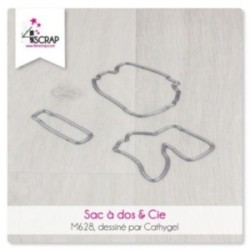 Matrice de coupe Scrapbooking Carterie nature - Sac à dos & Cie