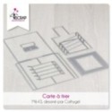 Matrice de coupe Scrapbooking Carterie Cadeau - Carte à tirer
