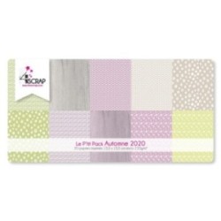 Pack Papier Imprimé Scrapbooking Carterie - Automne 2020 le P'tit Pack