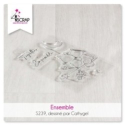 Tampon transparent Scrapbooking Carterie écureuil - Ensemble Tampon transparent Scrapbooking Carterie écureuil - Ensemble