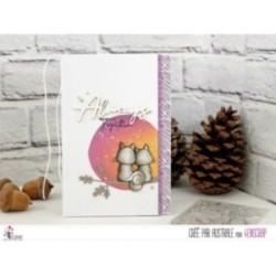 Tampon transparent Scrapbooking Carterie écureuil - Ensemble Tampon transparent Scrapbooking Carterie écureuil - Ensemble