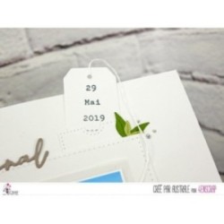 Tampon transparent Scrapbooking Carterie mot chiffre - Date & Alphabet 2 Tampon transparent Scrapbooking Carterie mot chiffre - Date & Alphabet 2