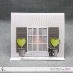 Stencil Scrapbooking Card Making - Oriental inspiration Stencil Scrapbooking Card Making - Oriental inspiration