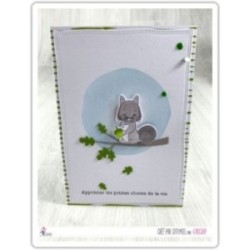 Stencil Scrapbooking Card Making - Oriental inspiration