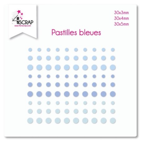 Embellishment Scrapbooking Card making Sticker - Blue dots