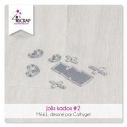 Matrice de coupe Scrapbooking Carterie pointillé - Etiquettes 7