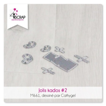 Matrice de coupe Scrapbooking Carterie pointillé - Etiquettes 7