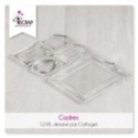Tampon transparent Scrapbooking Carterie formes - Cadres