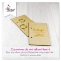 A customiser Scrapbooking Carterie - Couverture mini album Partage traditions joie famille