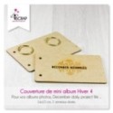 A customiser Scrapbooking Carterie - Couverture mini album December memories