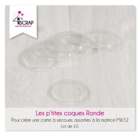 A customiser Scrapbooking Carterie - P'tite coque "Ronde"