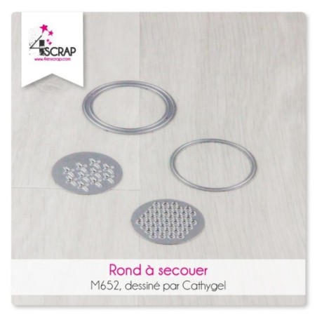 Matrice de coupe Scrapbooking Carterie - Rond à secouer