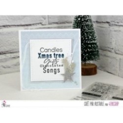 Tampon transparent Scrapbooking Carterie - Best whishes