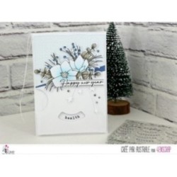 Tampon transparent Scrapbooking Carterie - Merry Christmas 2