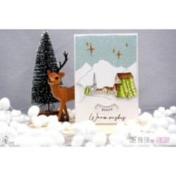 Tampon transparent Scrapbooking Carterie - Merry Christmas 2