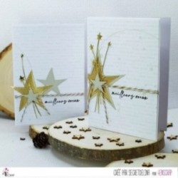 Tampon transparent Scrapbooking Carterie - Meilleurs voeux 3