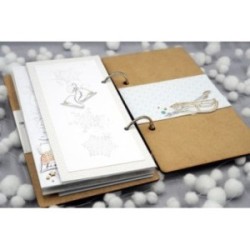 Tampon transparent Scrapbooking Carterie - Etoiles des neiges