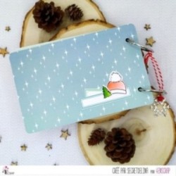 Tampon transparent Scrapbooking Carterie - C'est l'hiver