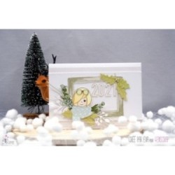 Tampon transparent Scrapbooking Carterie - C'est l'hiver